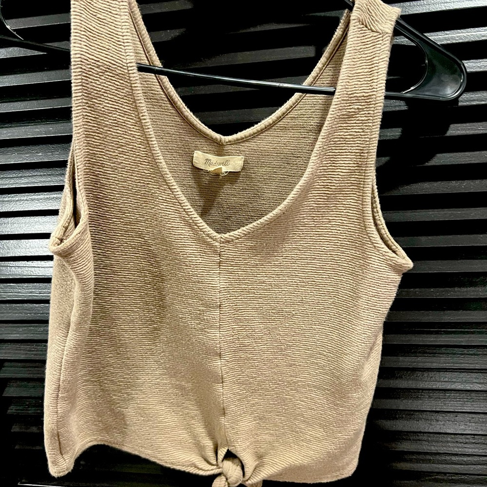 Madewell cotton tank xs